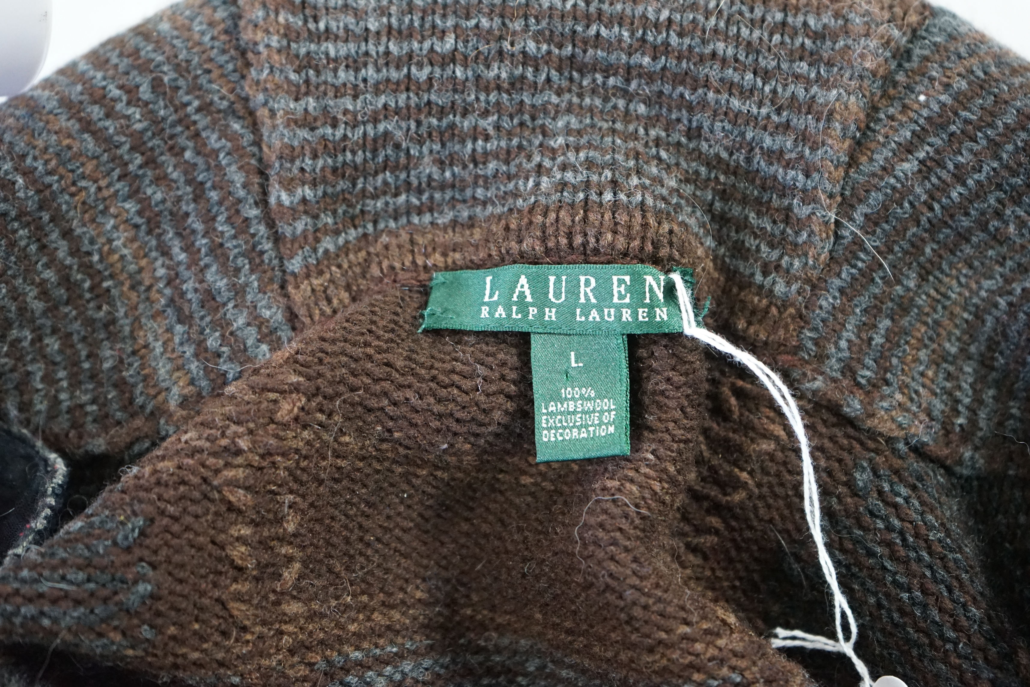 Three lady's Ralph Lauren cardigans. Proceeds to Happy Paws Puppy Rescue